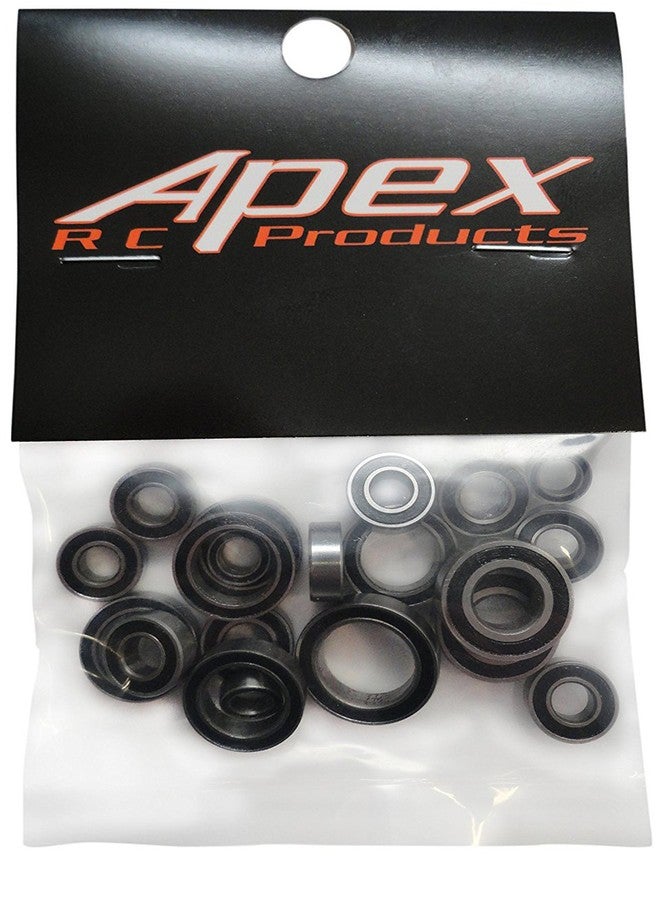 أبيكس مجموعة محامل كروية محمية بالمطاط من Apex RC Products - متوافقة مع Traxxas Slash 4x4 و Rally و Telluride #2000R - Image 3